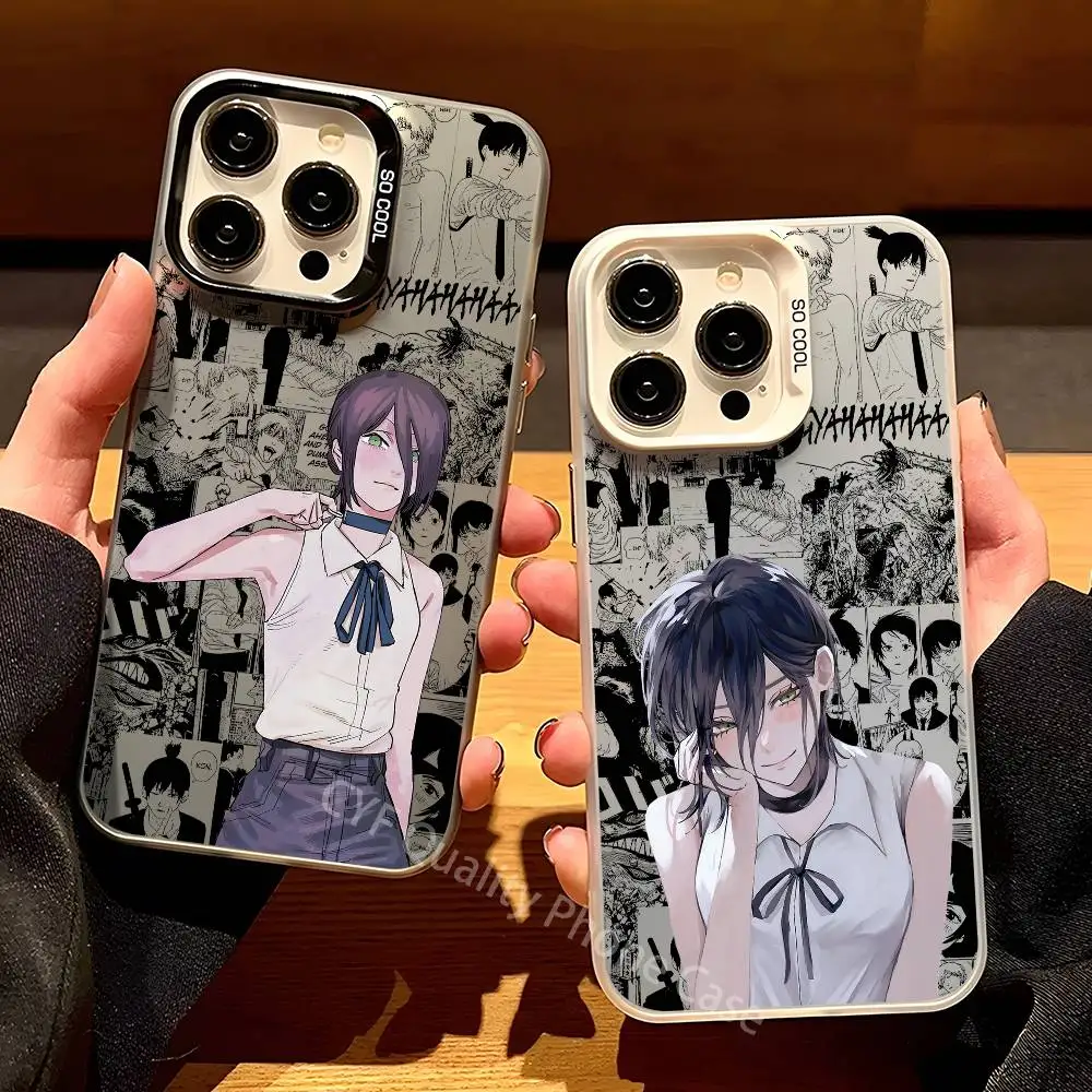 Cool Anime R-RezeS Phone Case For Apple 11 12 13 14 15 16Pro Max Plus Protect Plating