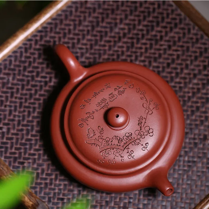 220ml Chinese Yixing Purple Clay Tea Pot Handmade Filter Beauty Pot Customized Zisha Tea Infuser Tradition Teaware