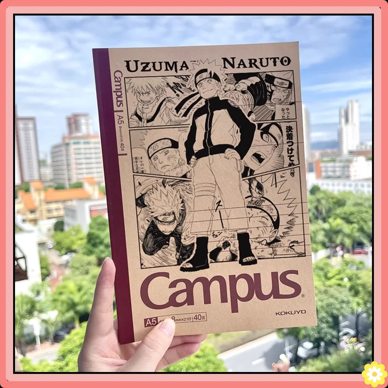 

NARUTO Manga Relief Style Notebook Handbook Gift Sasuke Naruto Kakashi Personalized Notebook Customize Notebook