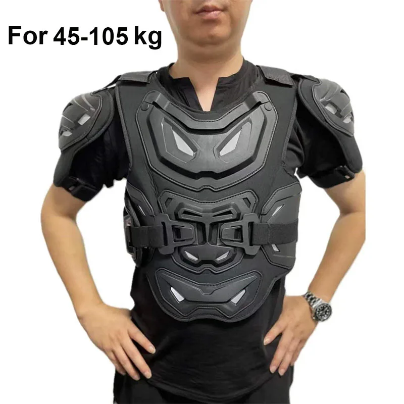 New Motorcycle suv body armour breastplate back support vest outdoor driving motorcycle cross-country skiing skating adults