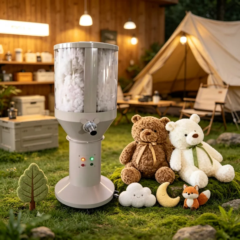 Teddy Bear Toy Stuffing Machinery Fiber Filling Maker for Children Stuffed Bear Complete Core Components Custom Wholesale