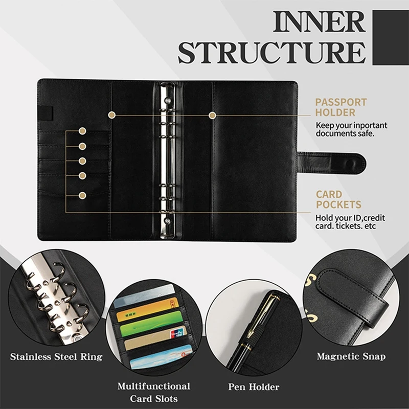 52 Week Money Saving Challenge Binder,Money Saving Binder With Savings Challenges Book And Cash Envelopes