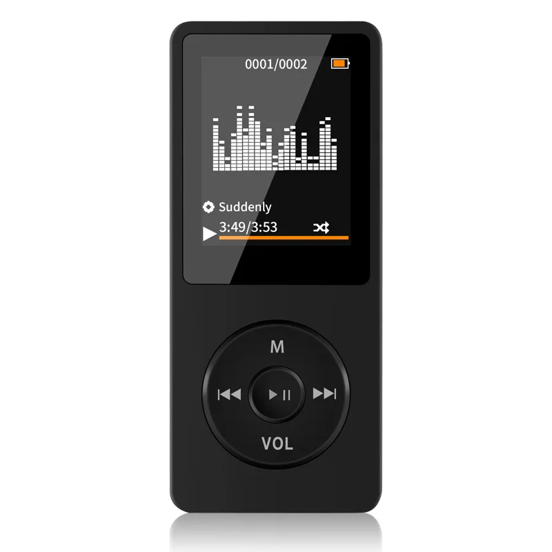 

Premium Bluetooth-Compatible Ultra-Thin MP3 Player With FM Radio, Student Bluetooths Sports Music Player Mini New