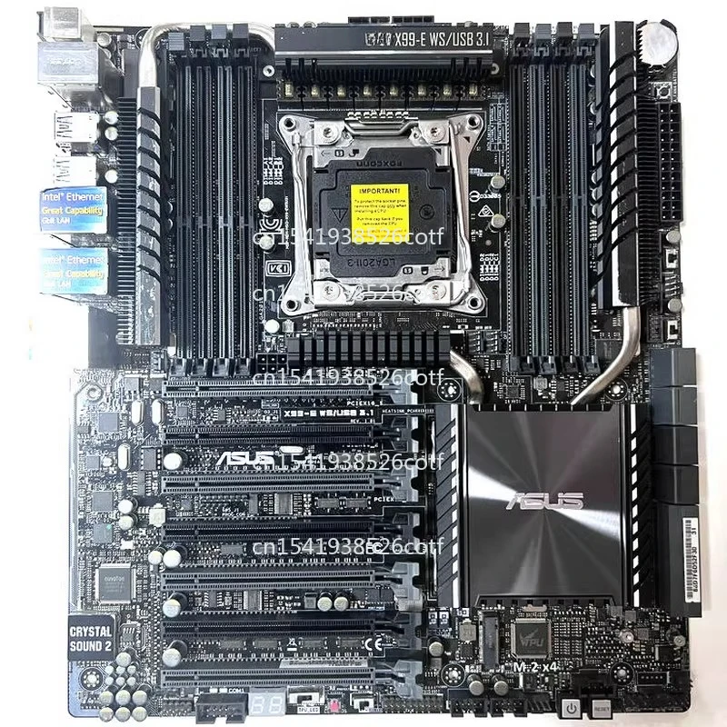 New To  X99-E WS/USB 3.1 Workstation Main Board Supports All Graphics Cards 7 Full Speed