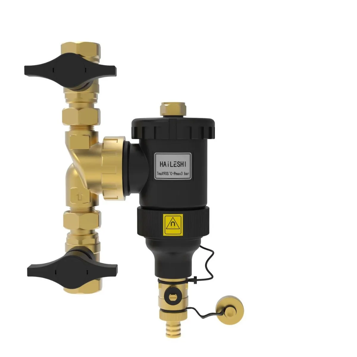 Hydronic Heating Boiler Magnetic Filter Dirt Separator | Dust Collector for Floor Heating System