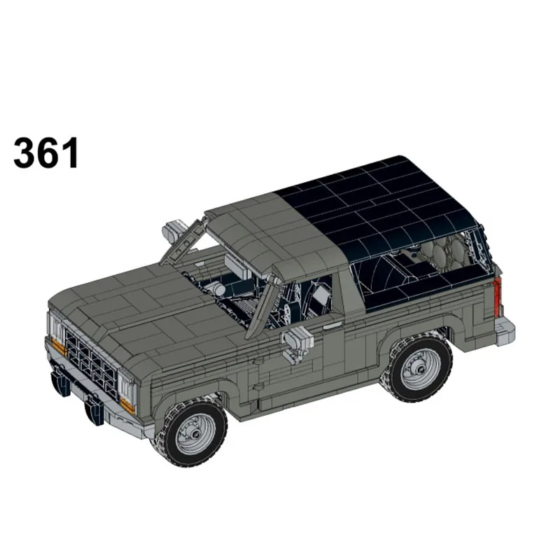 

MOC-89974 New Classic City Truck Building Block Model 1491 Parts MOC Creative Boy and Child Birthday Building Block Toy Gift