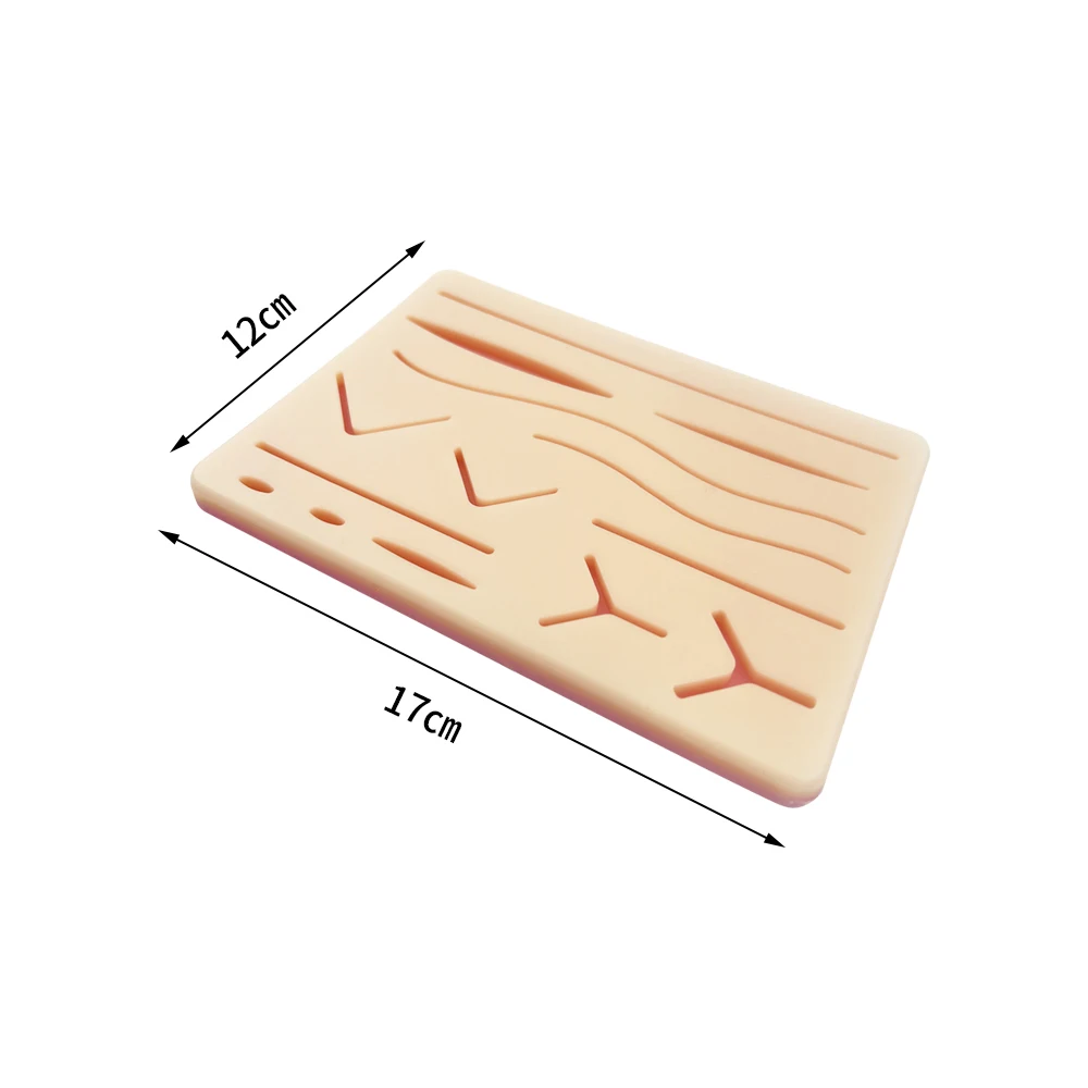 Skin Sutura Training Practice Model, Prática Médica, Dental Traumático, Simulação Ferimentos, Kit de Operação, Dentista Estudante, 1Pc