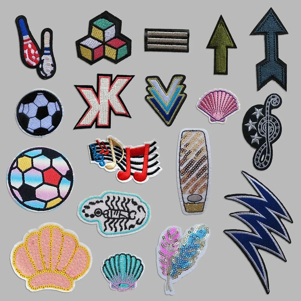 Wholesale sales of 1 piece tool embroidery Hot melt adhesive ironing badge washable DIY sewing decorate repair hole patch