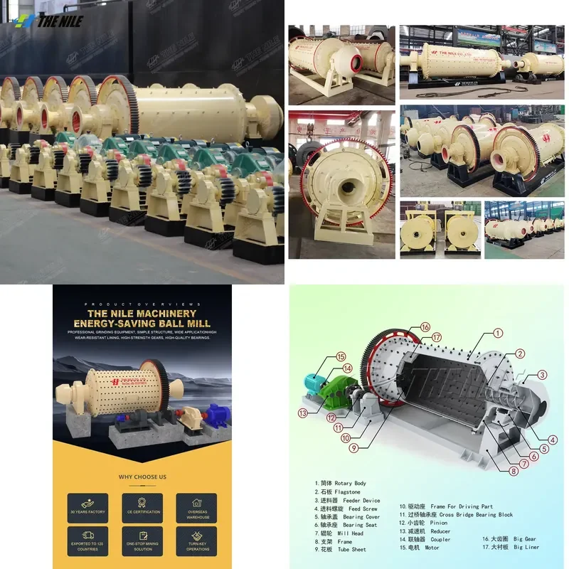 2026 CE Promotional Price the Nile 2 Ton Stainless Steel Limestone Ball Mill/Mining Ball Mill Price Ball Mill Grinding