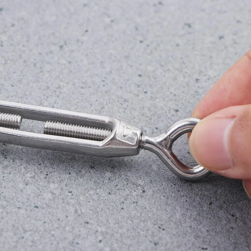 Rope Tension Tightener Rope Connection Tool Hook Eye Turnbuckle Turnbuckle Bolt Turn Buckle Stainless Steel Eye Turn Buckle