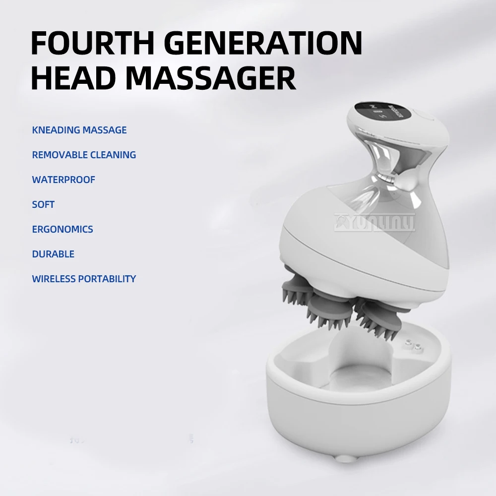 

Electric Head Massager Health Care Antistress Relax Body Massage Deep Tissue Wireless Scalp Massager Prevent Hair Loss Relieve