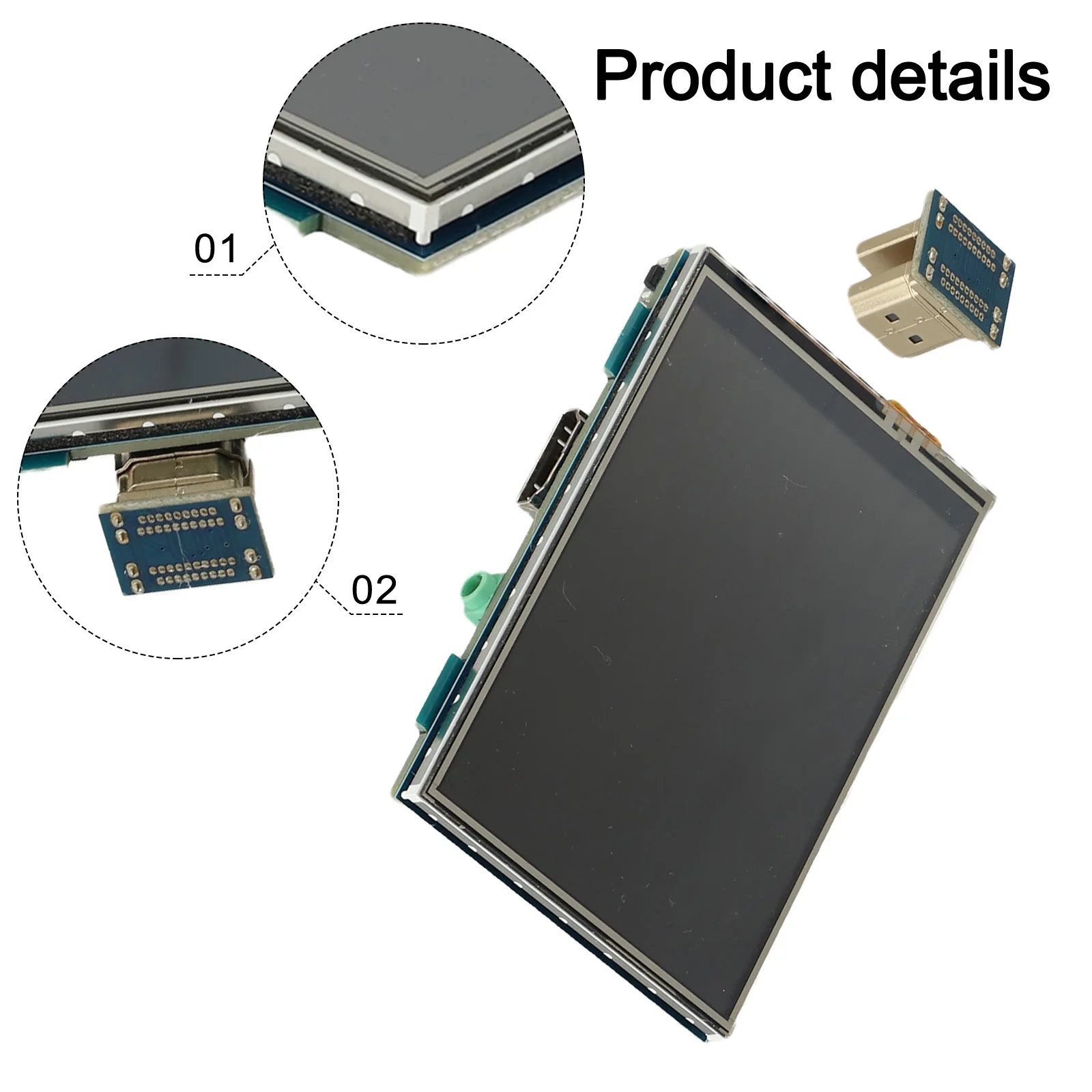 For Banana Pi Mini Computer Monitor 3.5 Inch LCD Monitor For Educational Projects 480x320 Dots Configurable 1920x1080