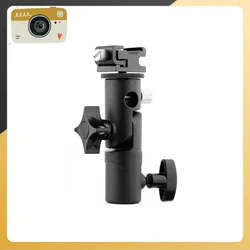 E Shape Universal Metal Flash Bracket Stand Hot Shoe Speed Lite Umbrella Holder Umbrella Mount Adapter For Photo Studio