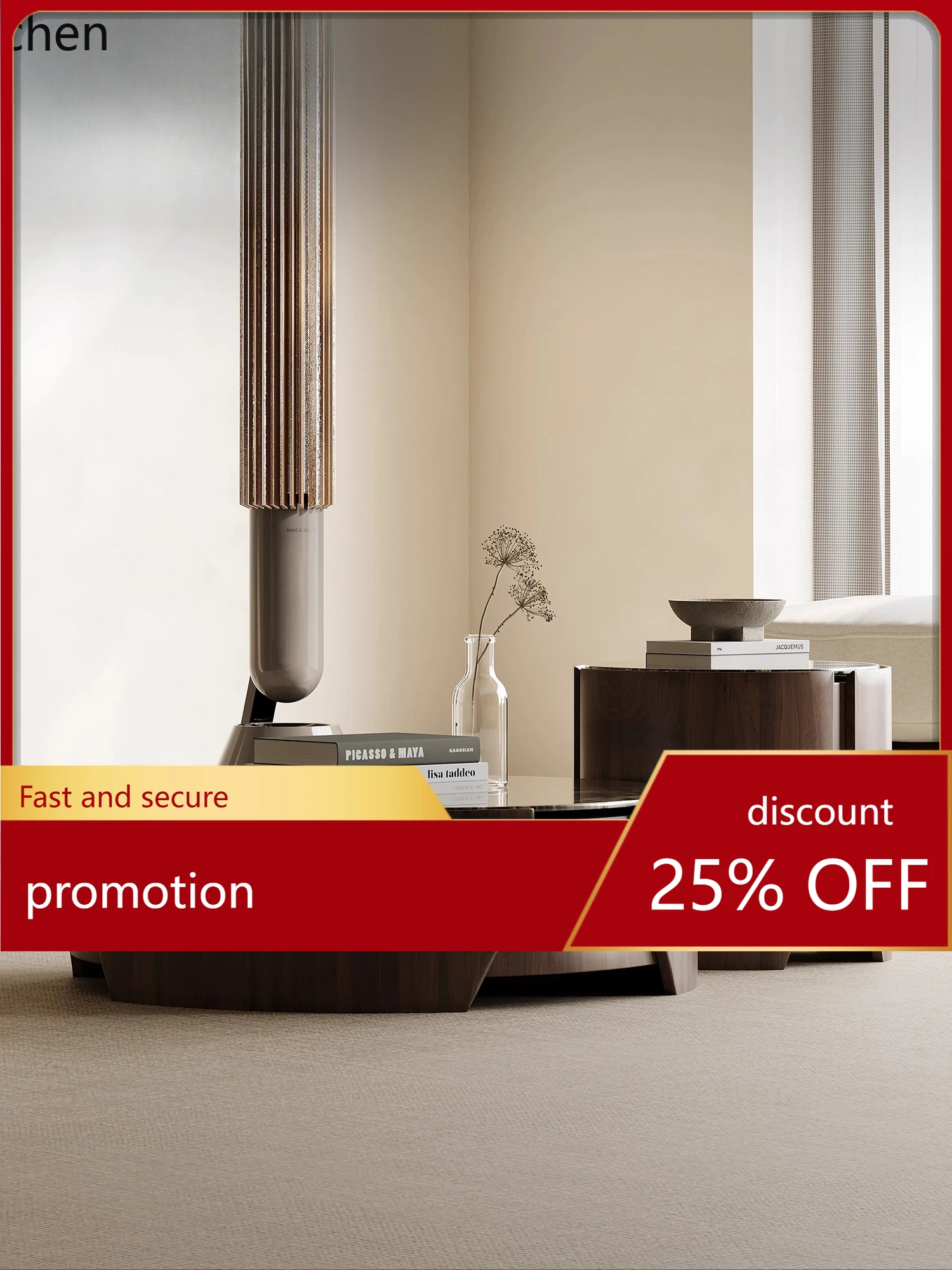 

H1 marble coffee table combination living room household round coffee table