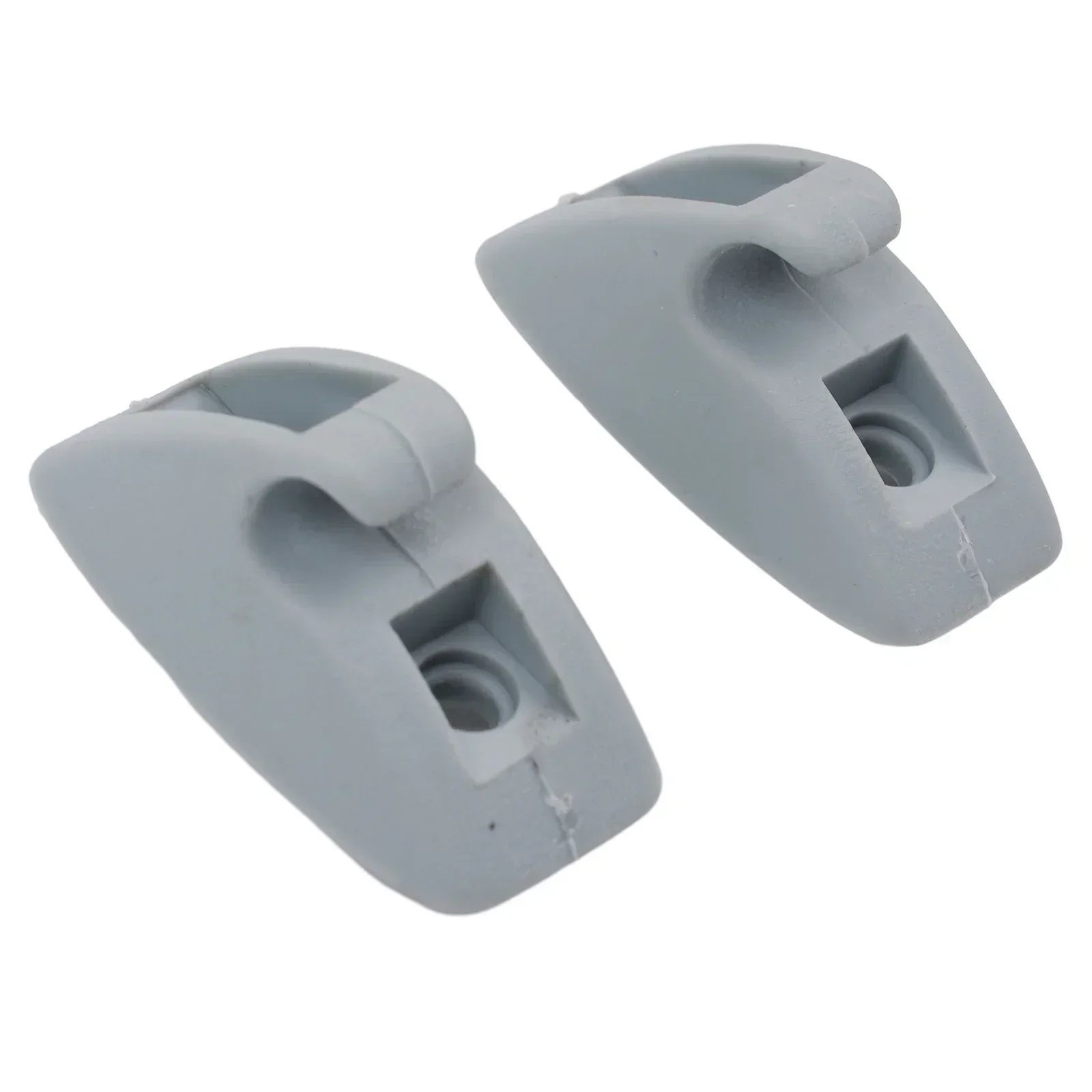 

2pcs Car Grey Sun Visor Hook Clips For MK1 191857559 Sun Visor Clips Holder Hook Bracket Hanger Car Accessories