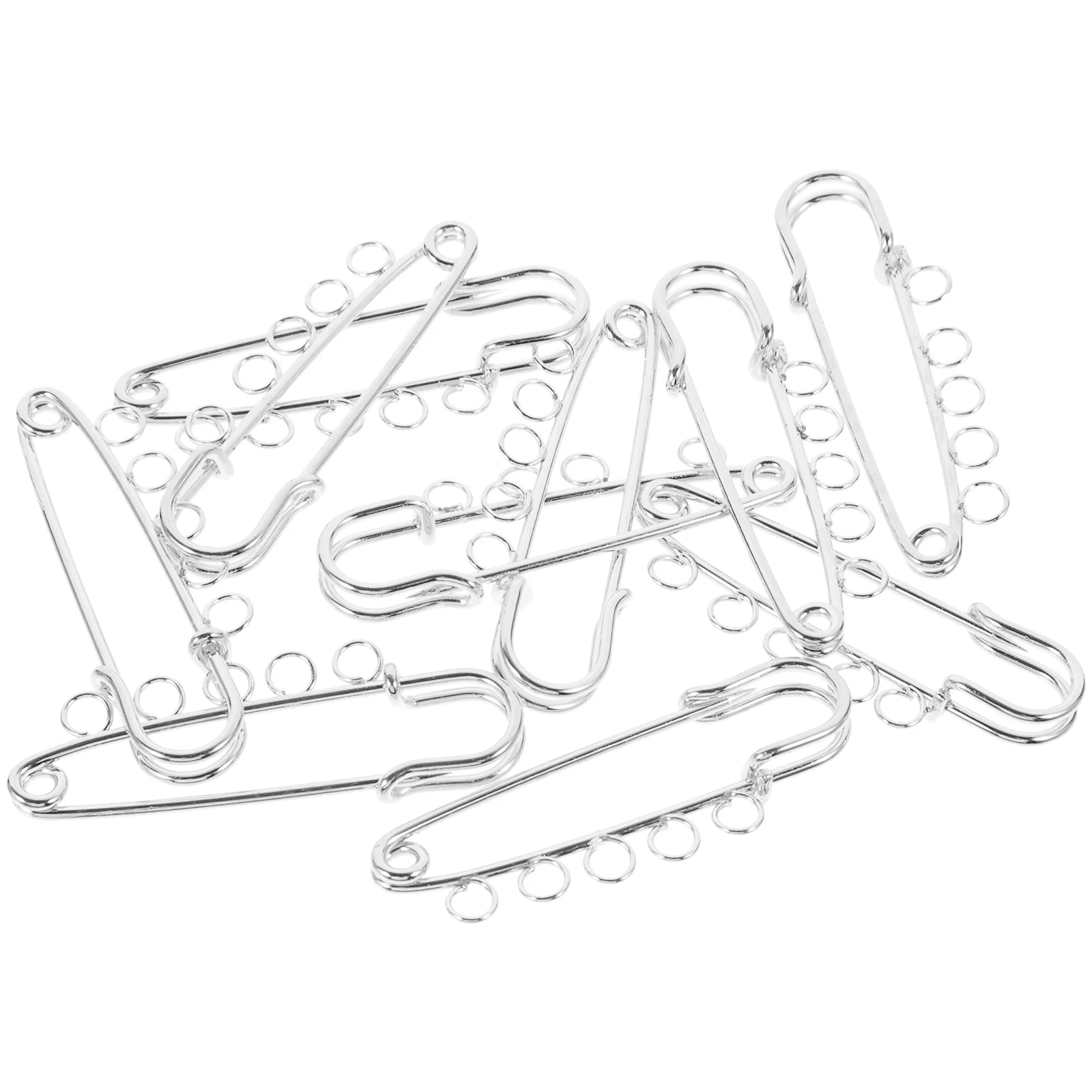 

10 Pcs Safety Pins Heavy Duty Alloy Brooch DIY Craft Fabric Blanket Pins Clothes Jewelry Accessories Scarf Fixing Storage Kids