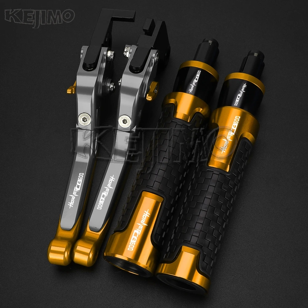 

FOR HONDA CB600HORNET CB 600 HORNET 1998-2006 2005 2004 2003 2002 01 Adjustable Folding Clutch Brake Lever Handlebar grips ends