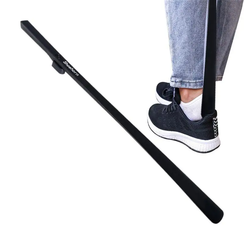 Long Handled Shoe Horn Magnetic Shoe Lifter Nylon Shoehorn For Wearing Aids Boots Shoes Helper Durable portable Home Supplies