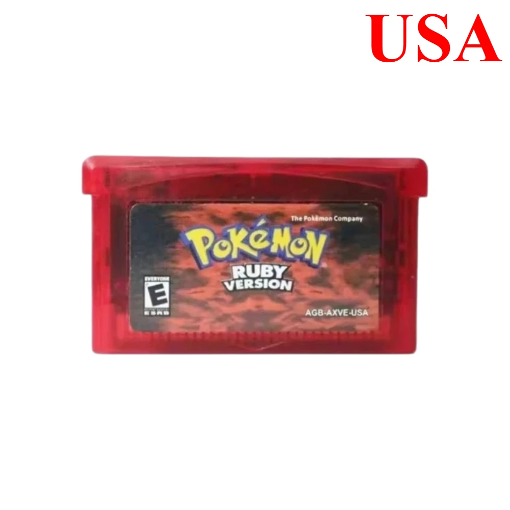 22 verschiedene Pokémon GBA-Spielmodule: FireRed, LeafGreen, Ruby, Sapphire, Emerald, Snakewood, Clover für Game Boy GBA / GBA SP / NDS / NDSL – Detail 6
