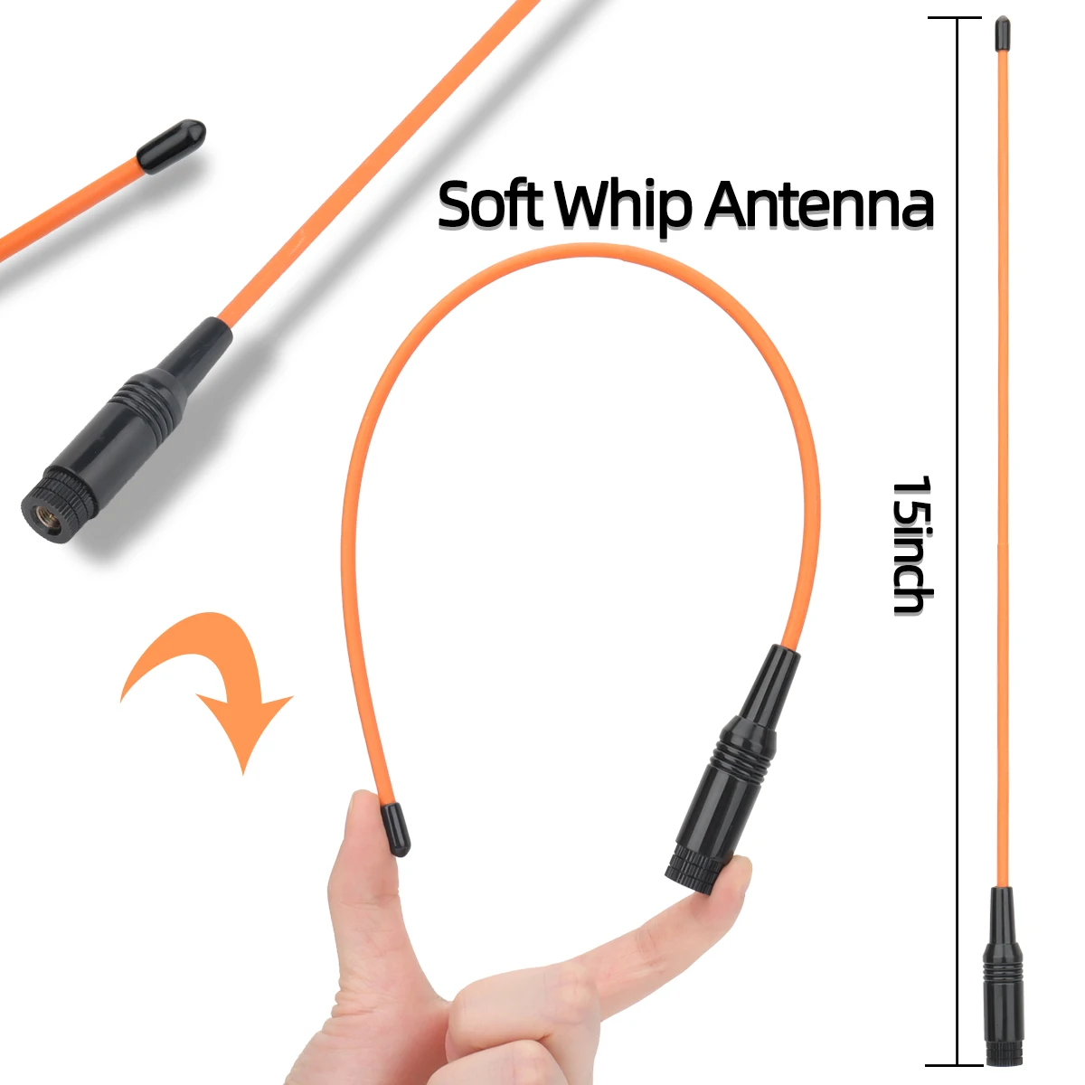 GPS 771 Antenna SMA-Male Upgrade 38CM Whip Antenna Extended Long Range for Garmin GPS Alpha 100 200 Astro 220 320 430 Ham Radio