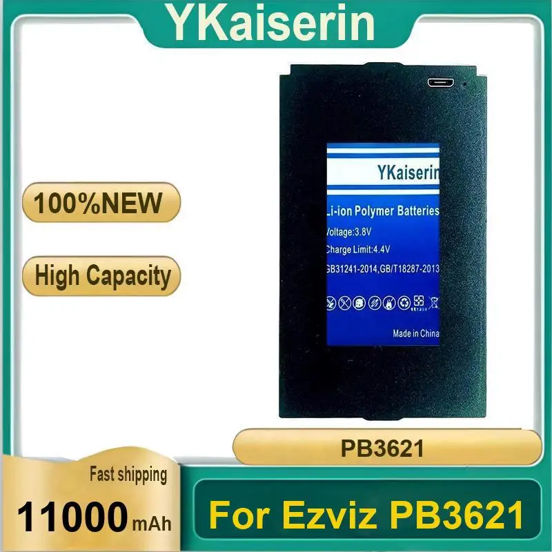 

Fast Shipping Safe And Reliable For Ezviz PB3621 Surveillance Camera Battery 11000Mah