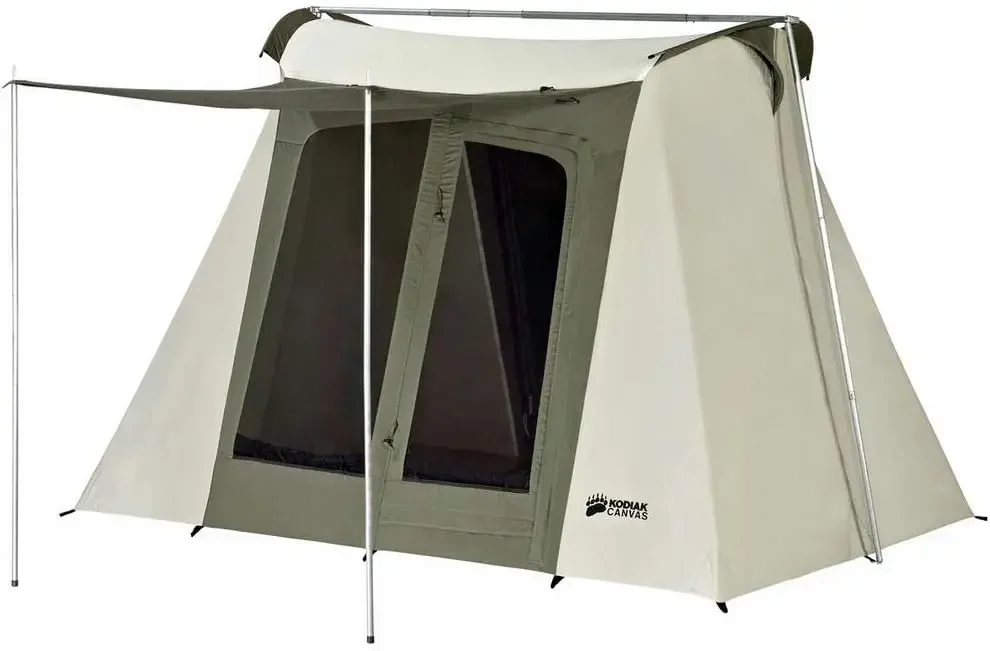 Kodiak Canvas Flex-Bow Canvas Tent Deluxe 9 ft x 8 ft (4-Person)