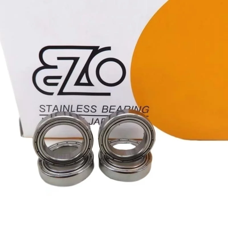 4pcs JAPAN EZO stainless steel bearing S6700ZZ 10*15*4mm S6701ZZ 12*18*4mm S6702ZZ 15*21*4mm 6701 6702 precision ball bearings