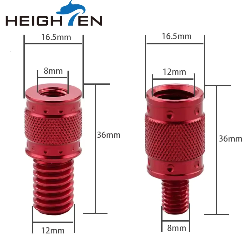 Heighten Conector para red de aterrizaje – Adaptador rosca aluminio - imagen 5