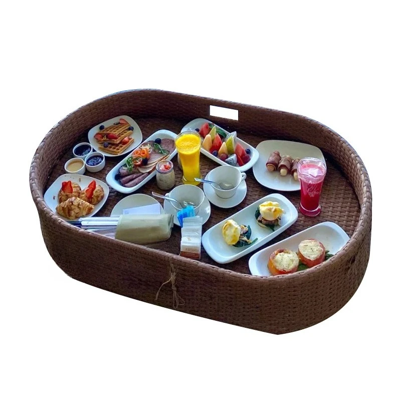 

Bali, swimming pool, float, breakfast tray water rattan