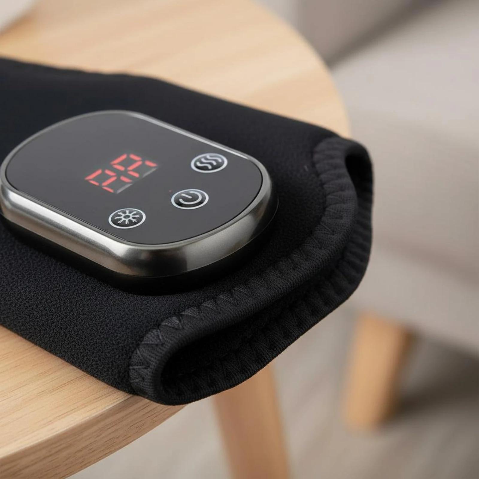 

Electric Ankle Support Pad Rechargeable Ankle Massage Pad Foot Massager with Heat USB-C Charged Heated Foot Wrap Digital Display