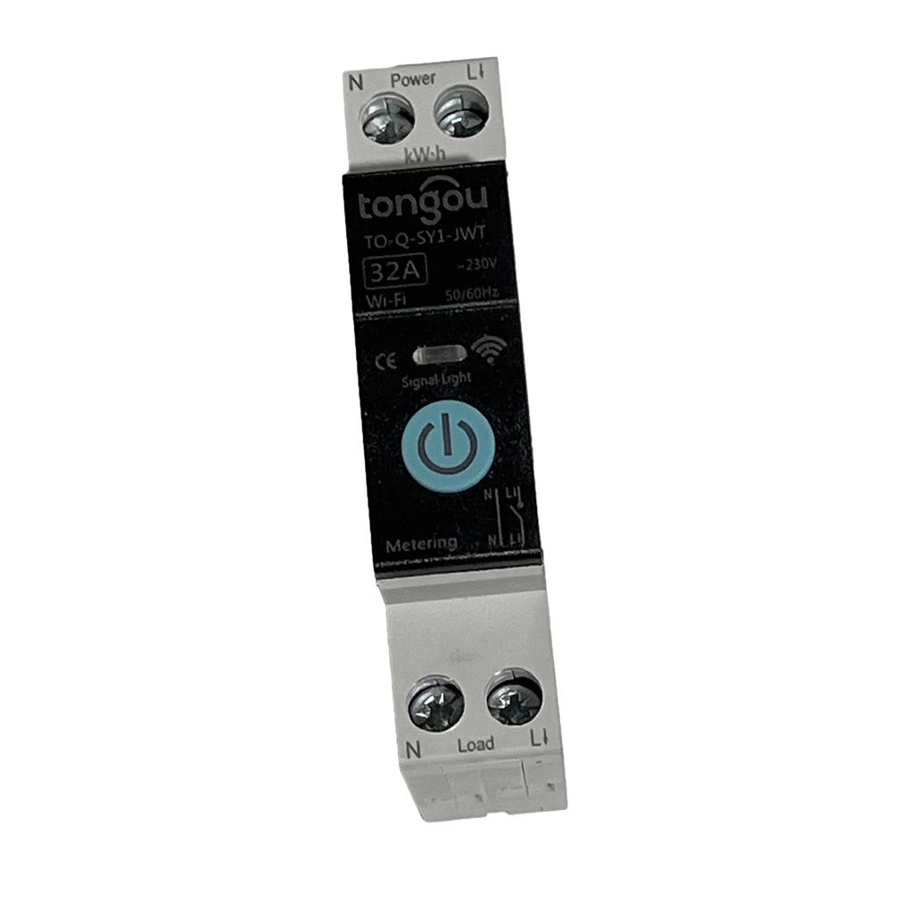 

Smart Circuit Breaker Single Channel 1P Multi-mode Loop Count Down APP Voice Assistant Household Office Switch 63A
