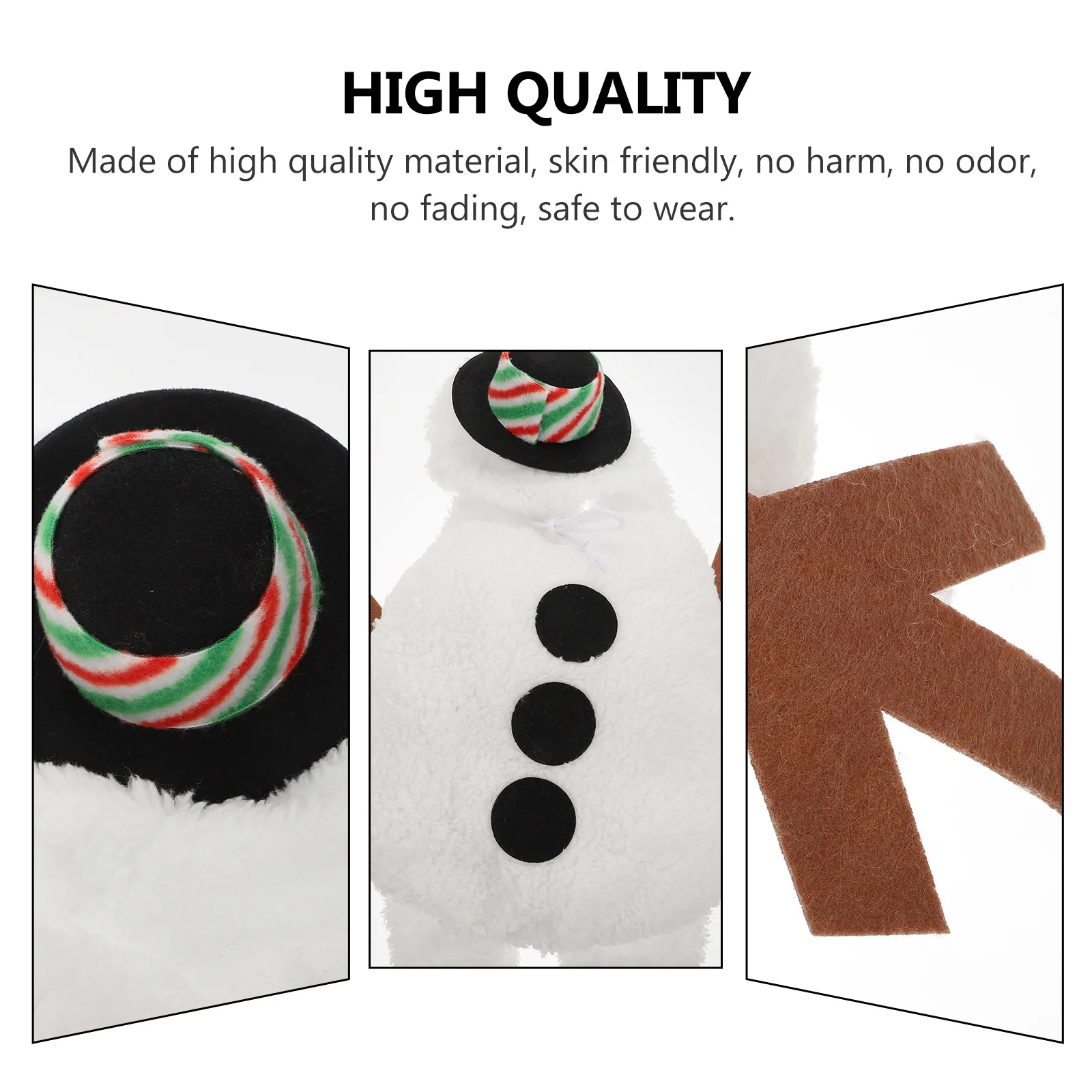 

1Pcs Xmas Pet Dog Clothes Thick Warm Winter Outfit Soft Comfortable Snowman Design Outdoor Wear Dog Warm Clothes