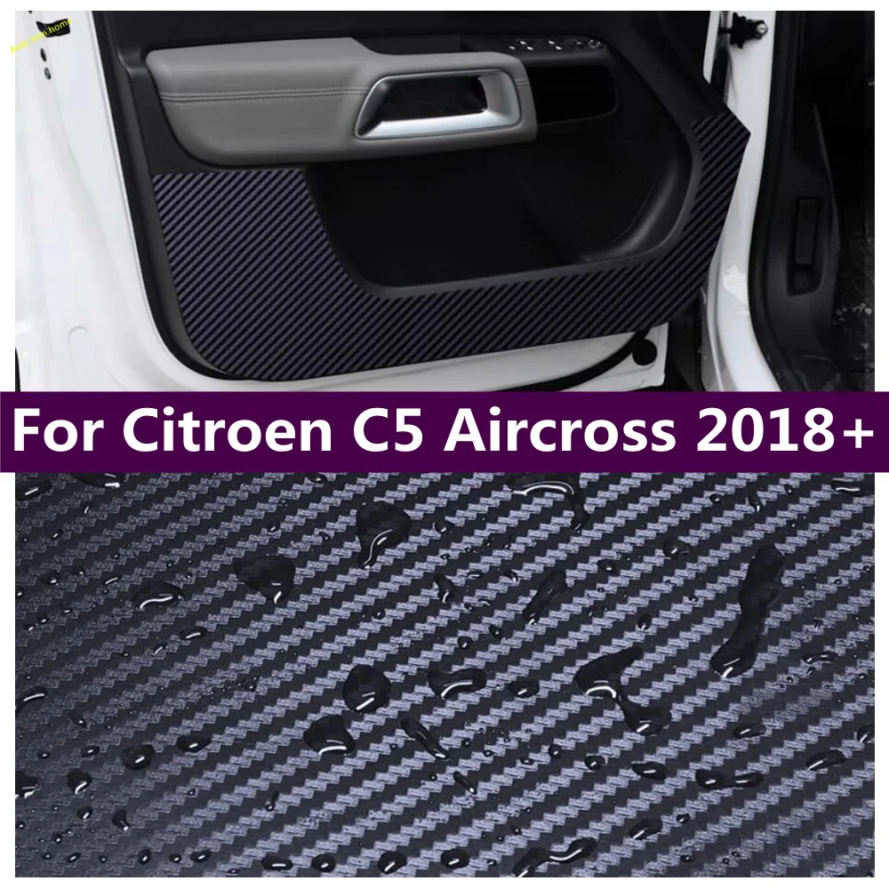 

Door Anti kick Pad Sticker Door Protection Side Edge Cover Trim Mats Fit For Citroen C5 Aircross 2018 - 2024 Car Accessories