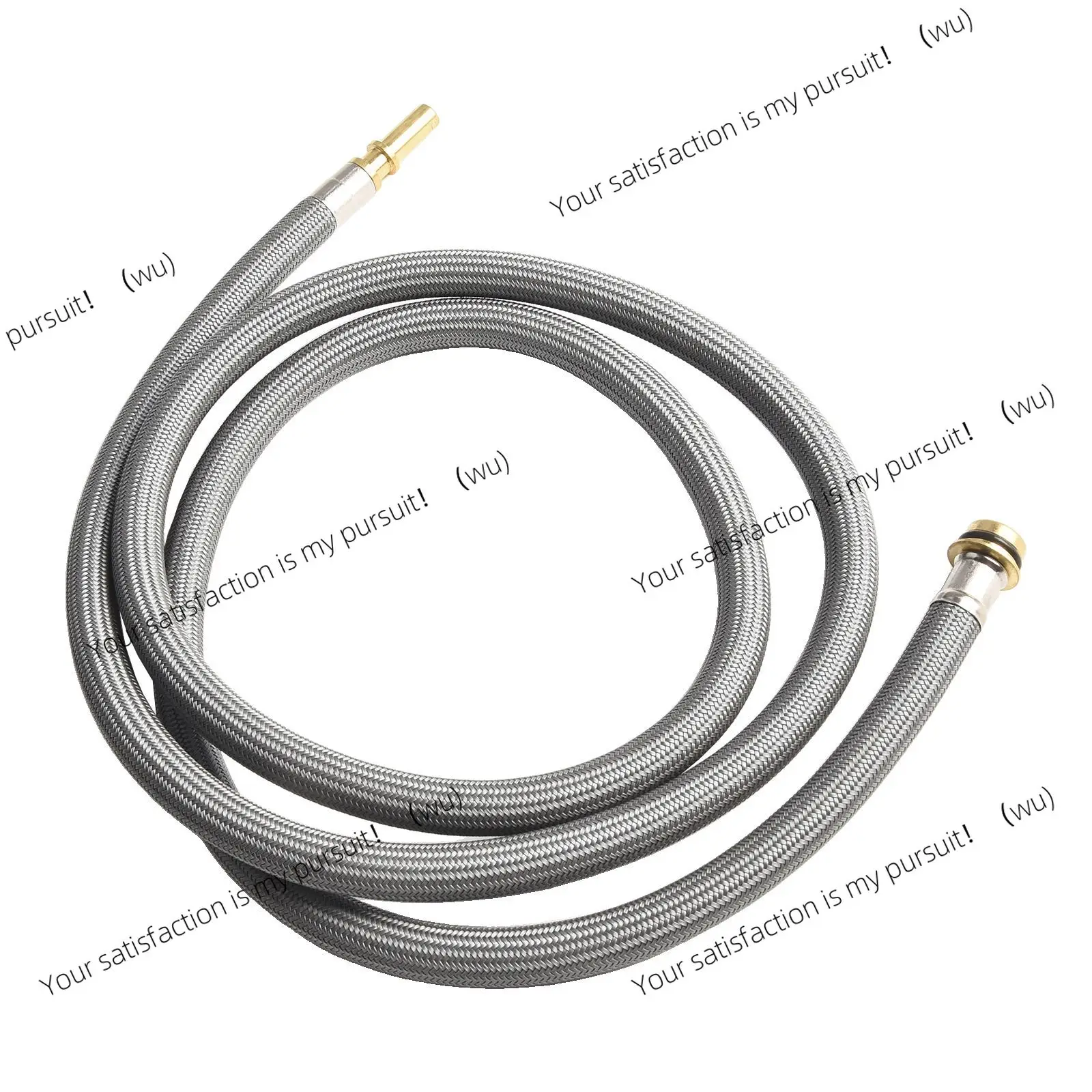 59 inch nylon braided flexible water hose for kitchen pull-out faucet hose