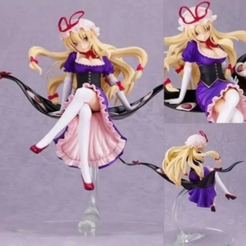 22cm Anime Touhou Project Yakumo Yukari Version PVC Action Figure Model Animation Ornaments Collection Desktop Display Gift Toys