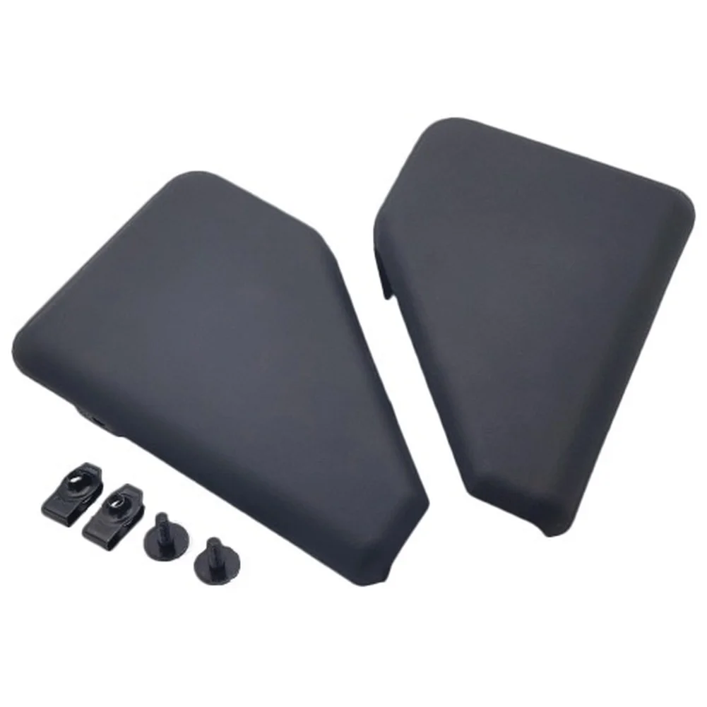 Black ABS Running Board Step Bar End Cap LH RH For Ford F150 2015-2022 Side Pedal Cover Replacement FL3Z16A455BA