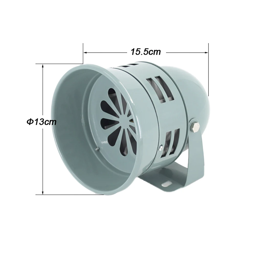 DC12V 80W Siren Loud Sound 120dB Pure Copper Motor Industrial Alarm Angle Adjustable For Home Security Alarm System Acesssories