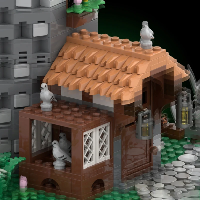 Set di Costruzioni Modulari da 764 Pezzi, Casa del Colombaio, MOC Personalizzabile, Blocchi Modulari Educativi per Bambini, Regalo Fai-da-Te per Ragazzi