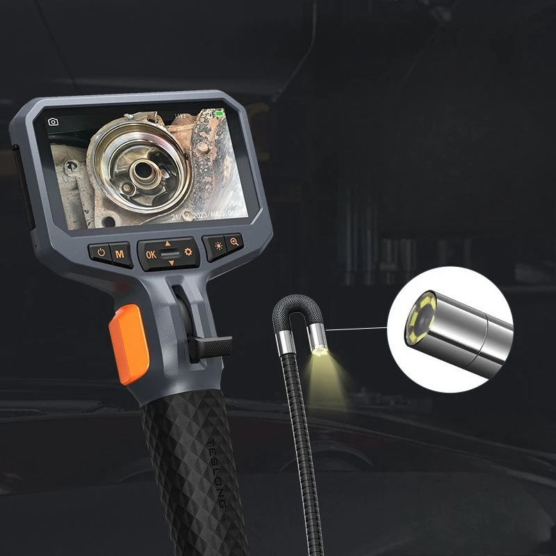 

210 ° steering endoscope industrial all-in-one machine detects high definition pipe endoscope with screen