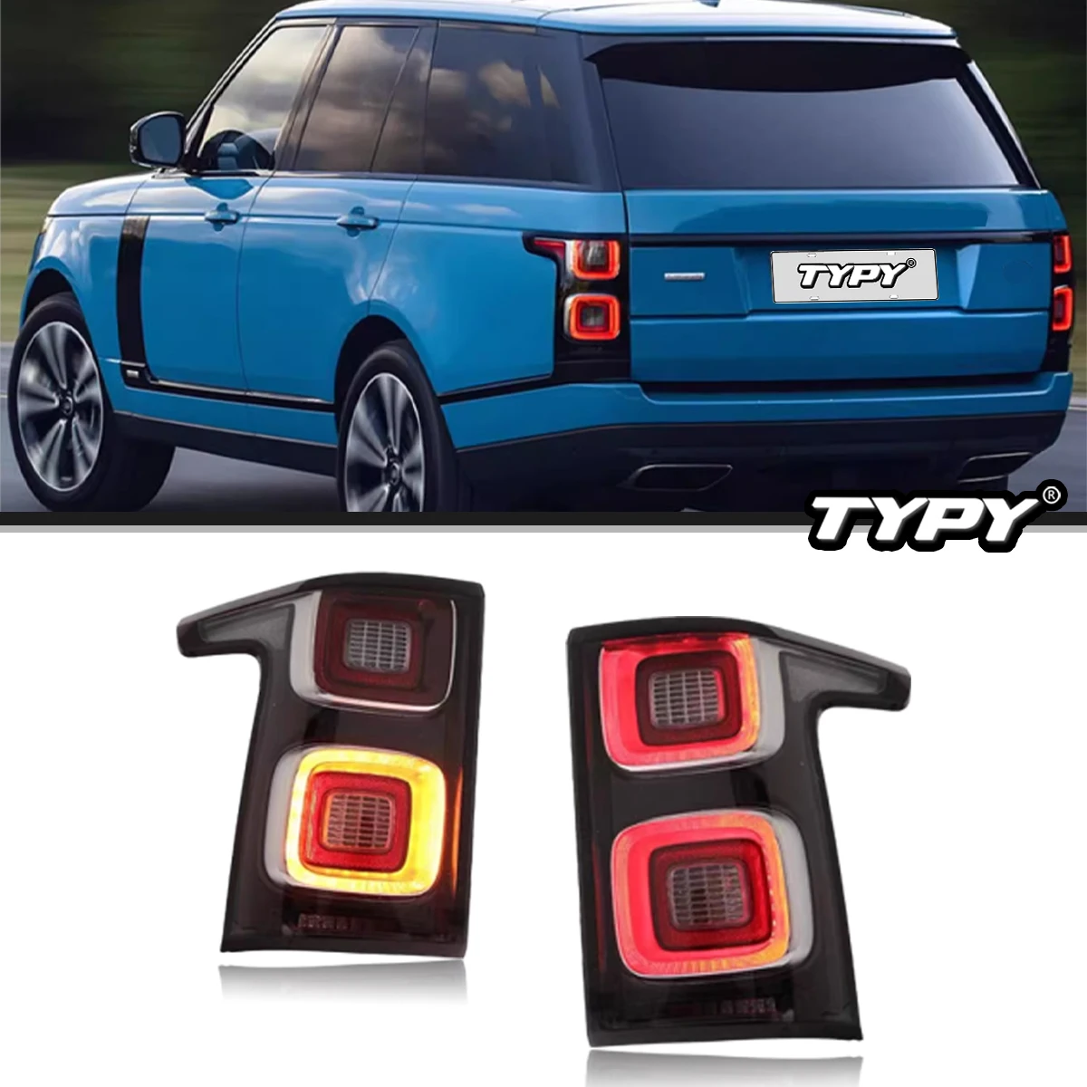 

TYPY Car Tail Lights ForLand Rover Range Rover 2013-2017 LED Car Tail Lamps Daytime Running Lights Dynamic Turn Signals