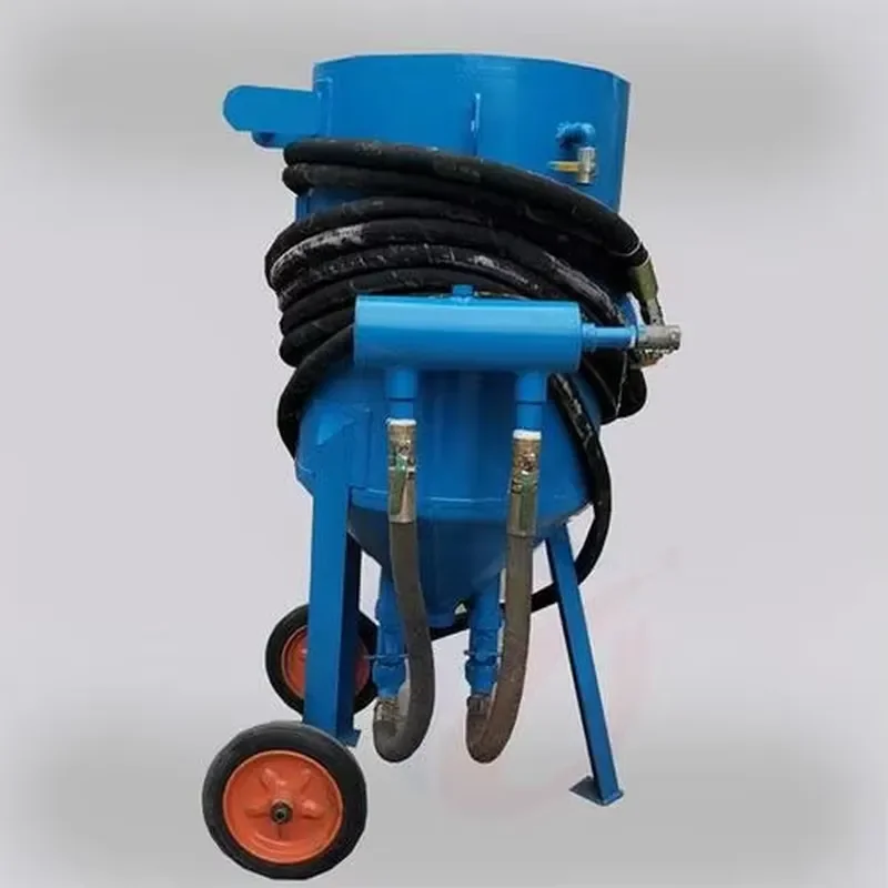 Portable Sandblasting Machine 200L Tank Handheld Rust Remover for Steel Structure Mobile Blasting Equipment Industrial