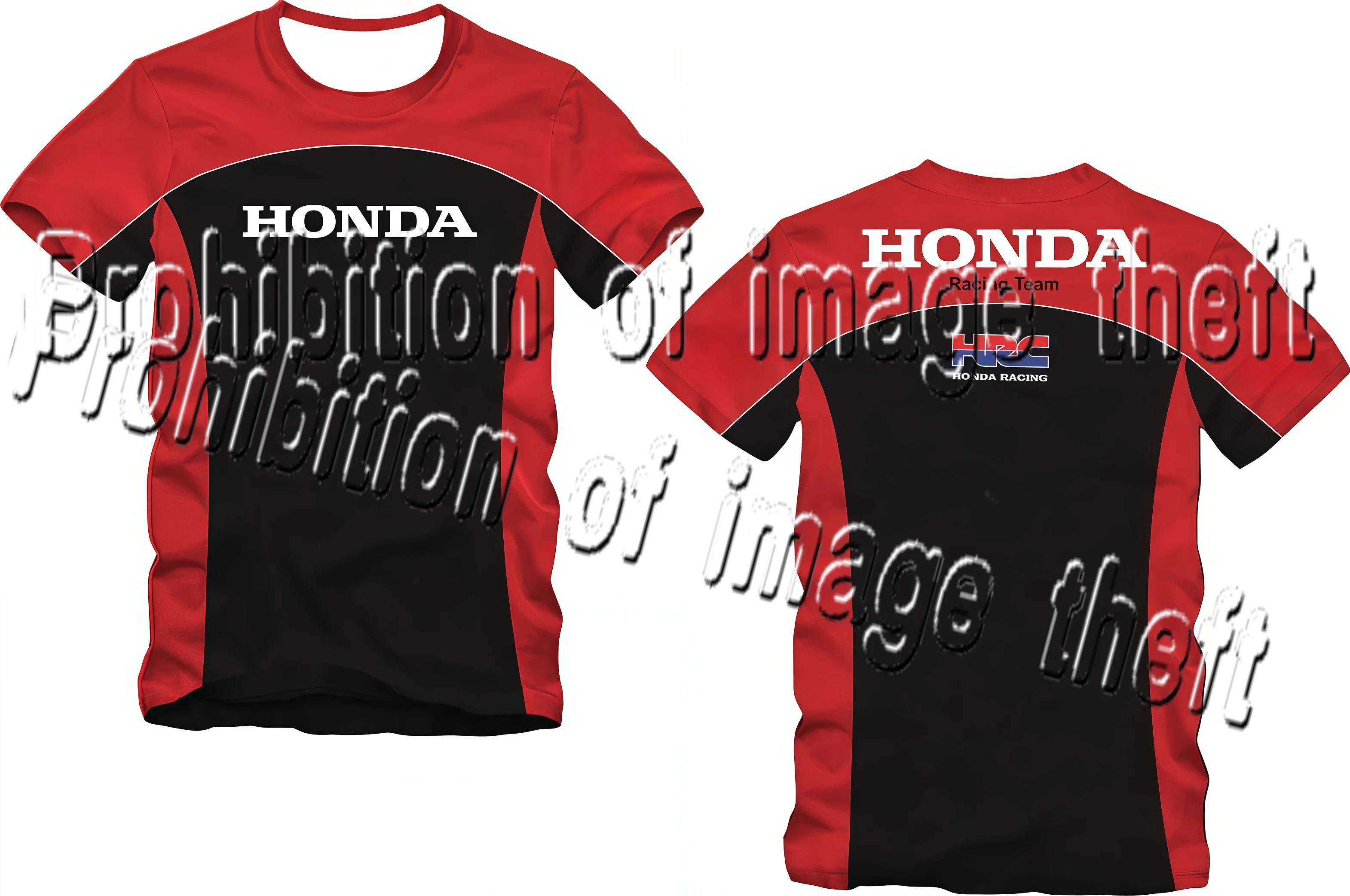 

Мужская мотоциклетная спортивная футболка Honda с короткими рукавами и 3D принтом, быстросохнущая дышащая футболка Knight Hot Blooded для верховой езды