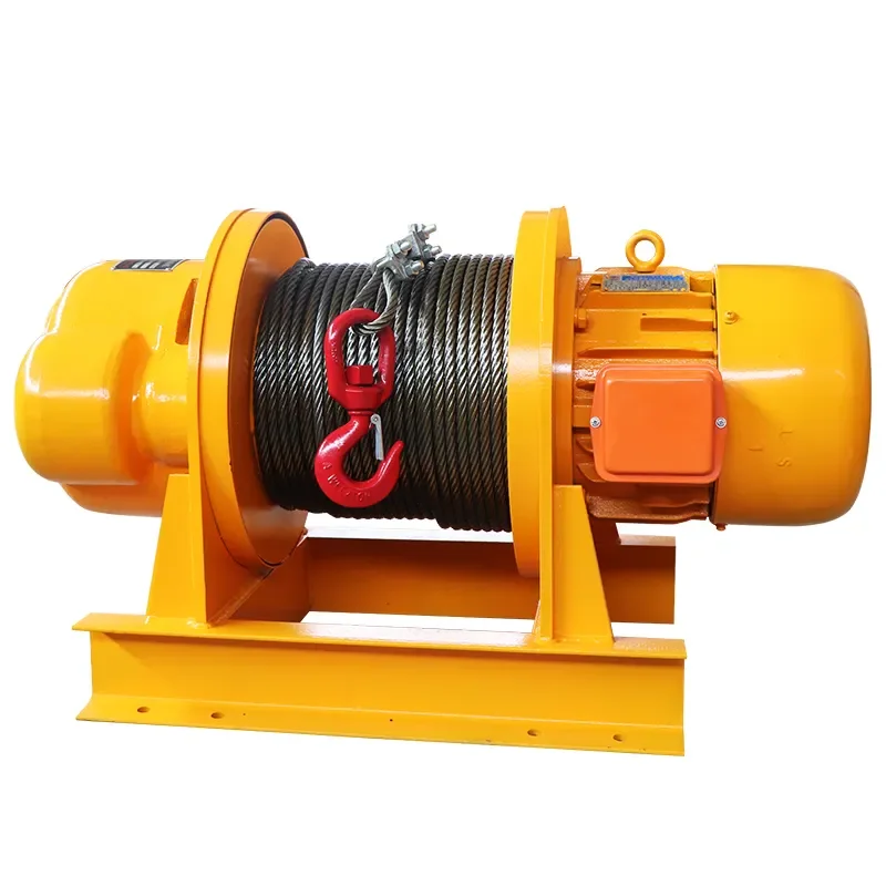 Heavy-Duty High-Speed Remote Control Electric Wire Rope Winch Small Pulling Force 1ton 5ton 10Ton Engine For Marine And Mine Use