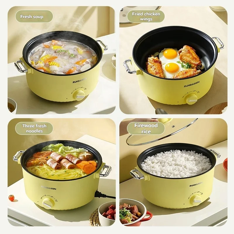 ZC1-электрическая рисоварка большой емкости, удобная многофункциональная горячая кастрюля, бытовая электрическая сковорода