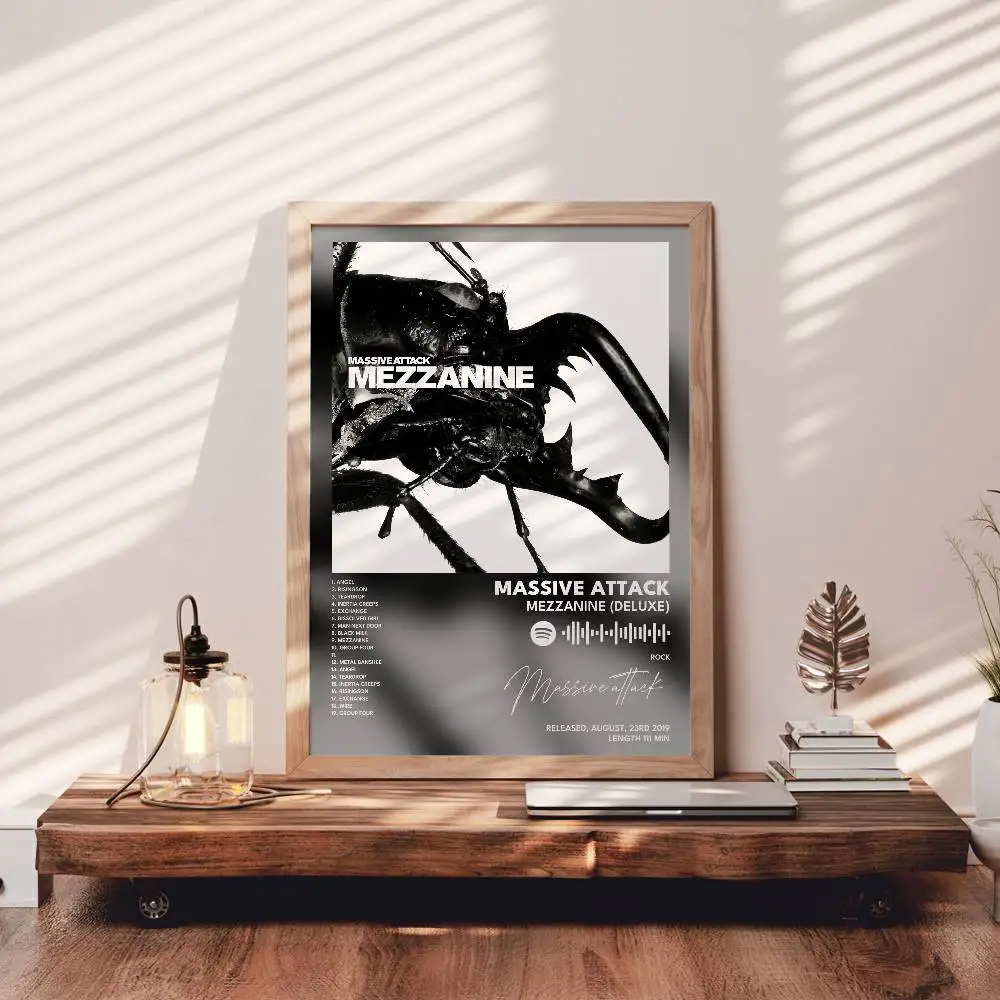Massives Attack Poster HD Print, Suitable for Home, Living Room Decoration, Bar, Cafe Hanging Painting
