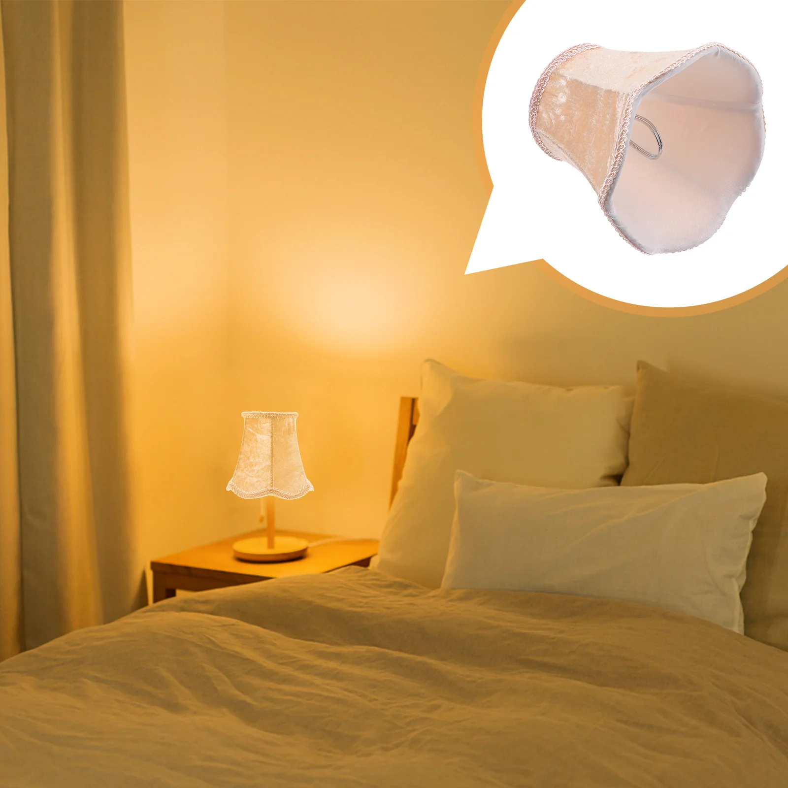 

1 pc Cloth Lampshade Durable Dust Insect Protection Light Cover For Ceiling Pendant Home Decor Lighting Accessories Chandelier