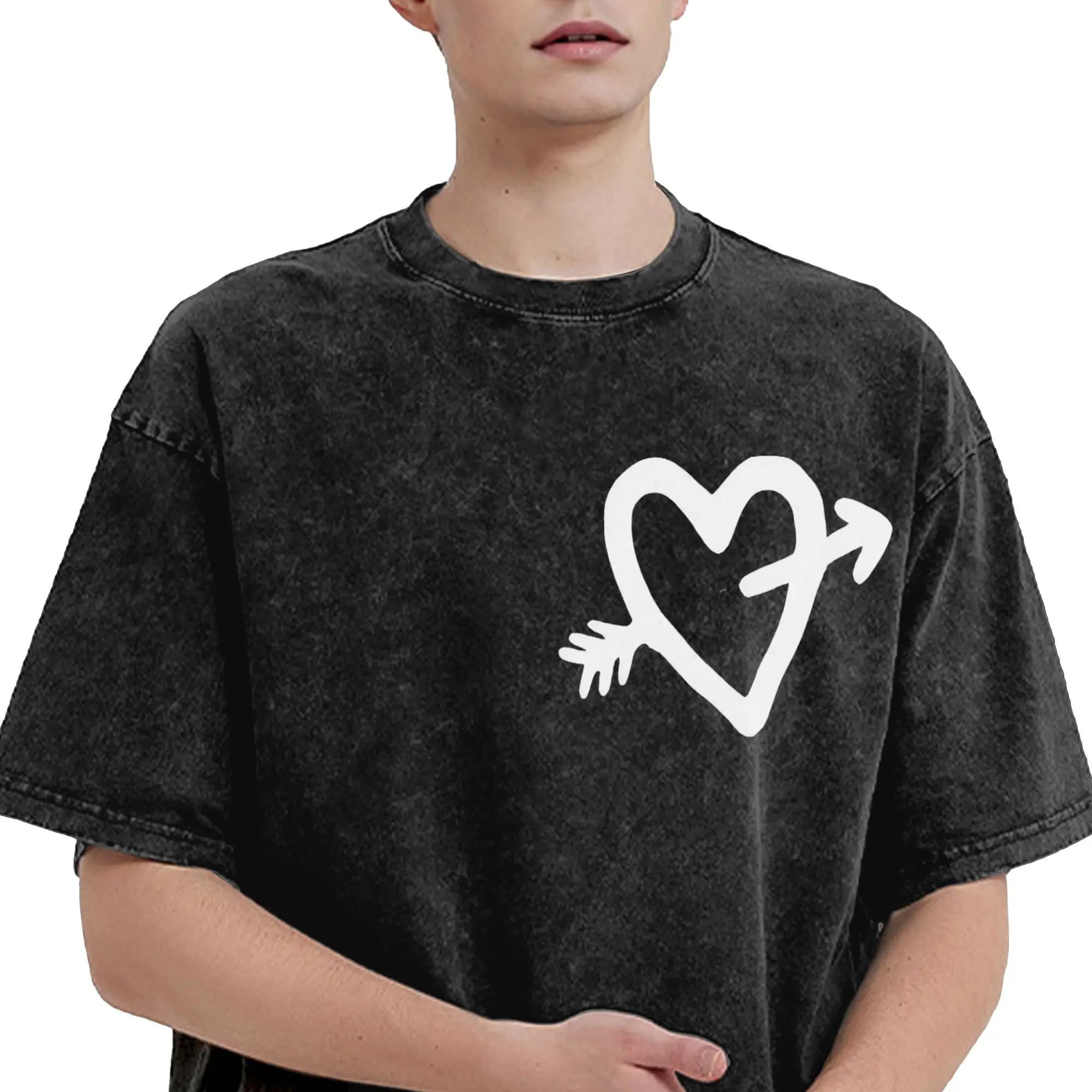 Harajuku Washed Shirt Dani Fernandez spanish  Merch Novelty T-Shirts Oversize  Streetwear Short Sleeve Printed Tees