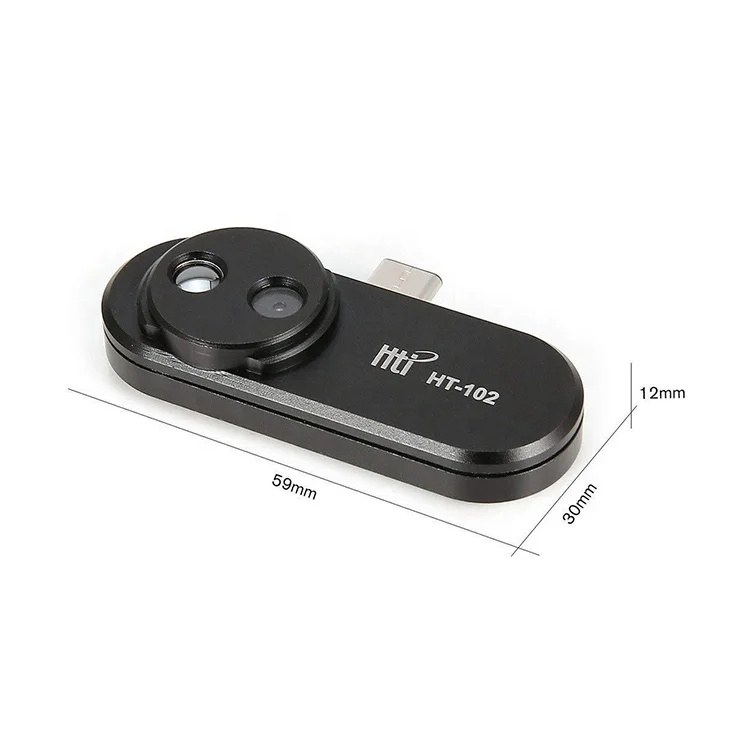 HT-102 High-Resolution Mini Portable Infrared Thermal Imaging Module for IOS/Android Phones - Economical Mobile Thermal Imager