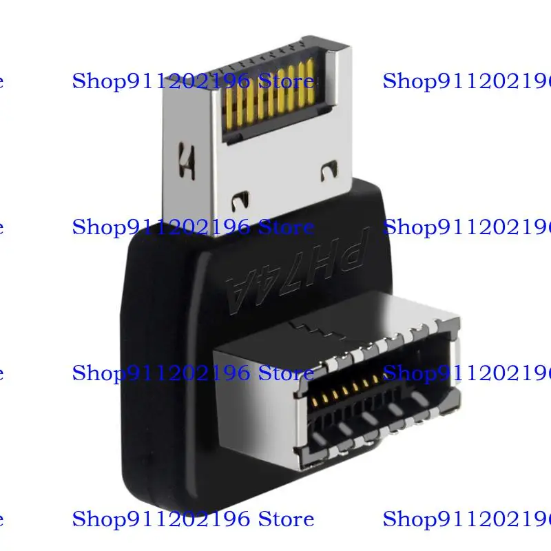 

P82A USB 3.1 Type E Адаптер 90 градусов рулевого рулевого рулевого колена вертикальные конвертеры заголовка