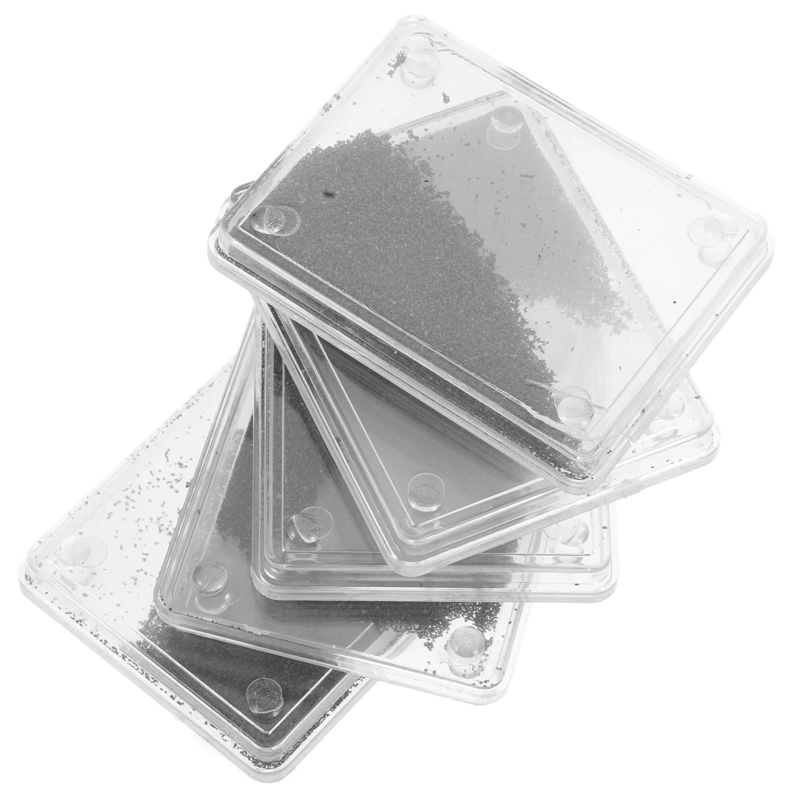 5 uds polvo de hierro magnético para enseñanza de física aula estudios de magnetismo herramientas de experimentos de ciencia Kit educativo